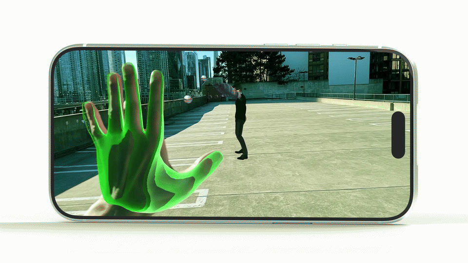 The Matrix interactive immersive project still